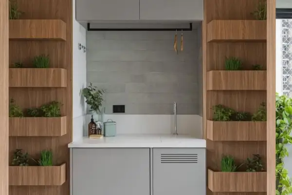 Ideias para aproveitar cantos e paredes da lavanderia com plantas